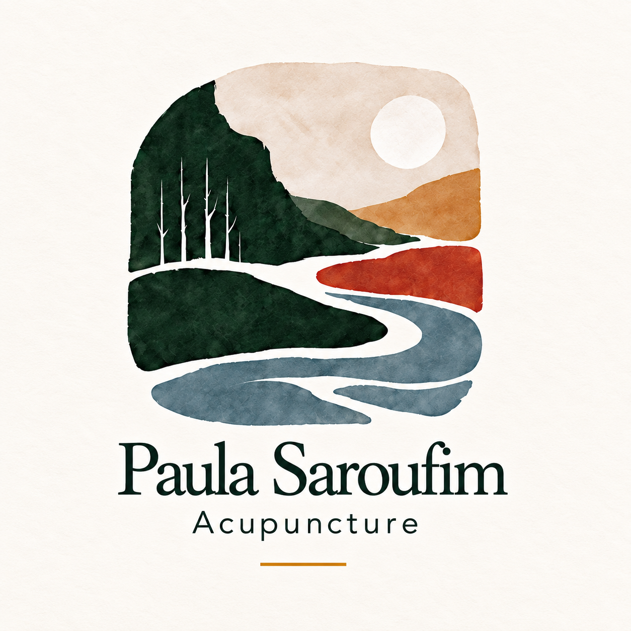 Logo de Paula Saroufim, acupunctrice
